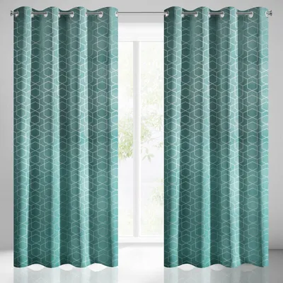 Produktbild von Vorhang MANDI türkis 135x250 cm Ösen