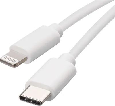 Nabíjecí a datový kabel USB-C 2.0 / Lightning MFi, 1 m, bílý