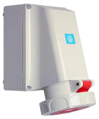 Zdjęcie produktu dla WALTHER-WERKE Gniazdo ścienne 63A 5p. 400V 6h IP67