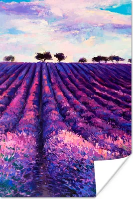 Produktbild von MuchoWow® Poster Ölfarbe - Malerei - Blumen 20x30 cm - Papierdruck