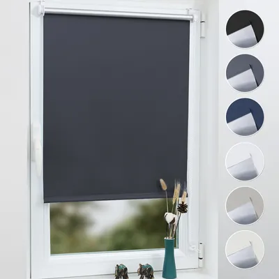 Produktbild von Verdunklungsrollo 75x170 Dunkelgrau