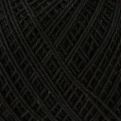 Obrázek produktu pro Olympus Sashiko, příze z bavlněné směsi, barva 220, černá, cca 80 metrů, vyrobeno v Japonsku