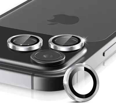 Produktbild von Kamera Linsenschutz Glas Set für Apple iPhone 17 Pro Schutzglas Camera Linse Panzerfolie 9H Silber