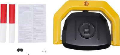 Image de Verrouillage automatique du parking, télécommande, détection anti-collision à 180°, jaune