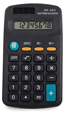 Produktbild von Mini Taschenrechner 8-stellig Solar mit großem Display für Büro Schule