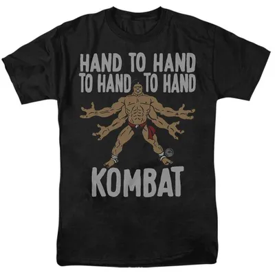 Obrázok produktu pre Tričko Mortal Kombat – "Hand To Hand" – uni, pánske/dámske, model TV39413 (veľkosť 5XL), čierna farba