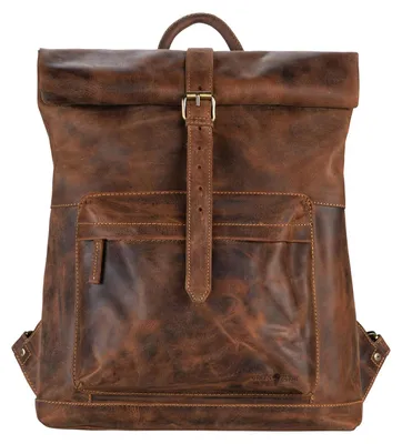 Produktbild von GREENBURRY Freizeitrucksack Rucksack Vintage Roller Backpack Brown braun