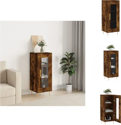 Produktbild von vidaXL Sideboard Räuchereiche 34,5x34x90 cm Holzwerkstoff -  Sideboards