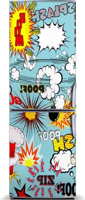 Produktbild von Tulup Kühlschrankdekoration - Magnetmatte - 70 cm x 190 cm - Magnet auf dem Kühlschrank - Comic