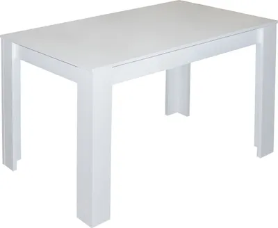 Zdjęcie produktu dla Esstisch >Pit< in weiß matt - 110x75x60cm (BxHxT)