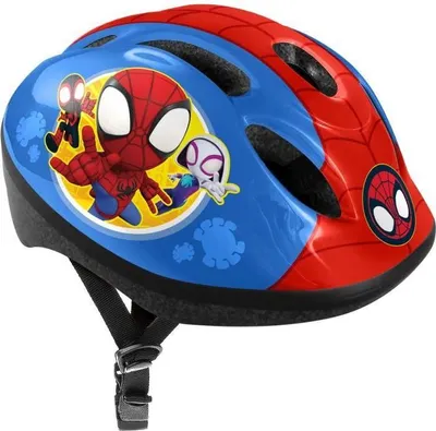 Produktbild von Fahrradhelm Kinder STAMP Spidey, Verstellbarer Kopfumfang, Belüftung, Einstellbare Riemen, Bequem