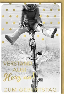 Produktbild von Geburtstag - Dots&Fun - Glückwunschkarte im Format 11,5 x 17 cm mit