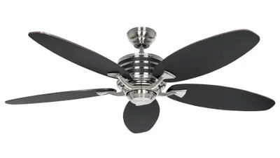 Produktbild von Energiespar Deckenventilator mit Fernbedienung Eco Gamma 137 cm Nussbaum / Schwarz
