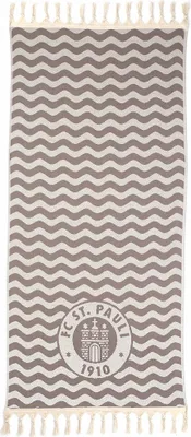 Produktbild von St. Pauli - Logo Welle, Badehandtuch / Strandtuch 70 x 150cm