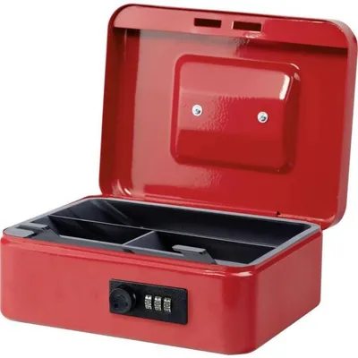Image de BURG-WÄCHTER Caissette à monnaie Money Code 5020, verrouillable avec serrure à combinaison et insert pour monnaie forte, tôle d'acier