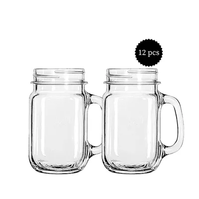 Produktbild von LIBBEY 70811 Trinkglas "DRINKING JARS", 488 ml, 12er Set