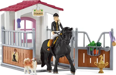 Produktbild von Schleich Horse Club Pferdebox mit Tori & Princess, Spielfigur