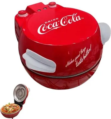 Image de Coca Cola SPM-800CC Pizza Maker 1200W, Ø 30cm, 400°C
