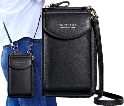 Produktbild von Sachet - Kleine Tasche für Ihr Telefon - Stilvoller Komfort - Passend für die meisten Smartphones - Hochwertiges - Verstellbarer Riemen - Or