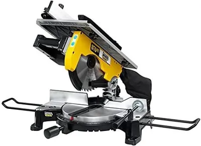 Productafbeelding van Verstekzaag - Houtzaagmachine - Precisie zagen - Krachtige motor - 250 mm - Geel
