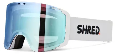 Produktbild von Shred Gratify Skibrille Weiß CBL 2.0 Deep Blue Mirror/CAT2 Weiß CBL 2.0 Deep Blue Mirror/CAT2