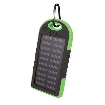 Obrázok produktu pre Solárna powerbanka Setty PB-016 5000mAh, 5W zelená