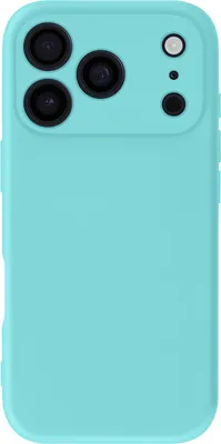 Image de Avizar, coque en silicone Soft-Touch pour iPhone 17 Pro, série SmoothGrip, turquoise