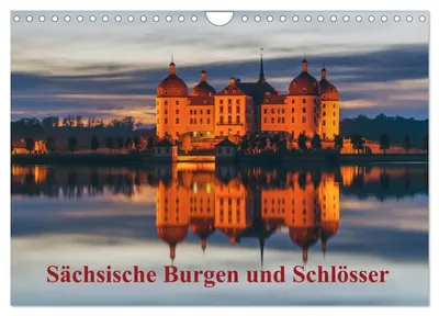 Produktbild von Kalender 2027 · US-Version · Sächsische Burgen und Schlösser (Wandkalender 2027 12" × 8" Querformat), CALVENDO 12-Monats-Wandkalender
