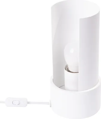 Image de Lampe à poser FLASH blanc 1xE27 15W acier 21x10x10cm Sollux Lighting