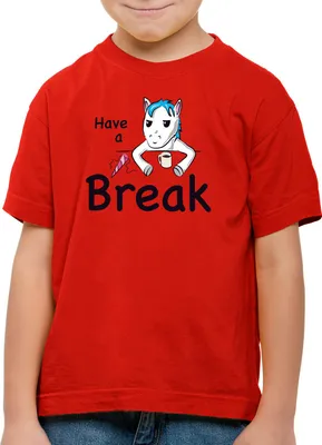Produktbild von style3 Have a Break Einhorn Kinder T-Shirt Unicorn