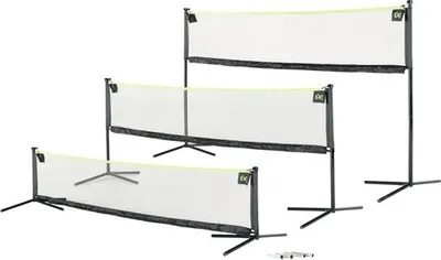 Image de EXIT Réglable Filet Sportif 155x300cm – Filet de Volleyball – Filet de Badminton – Filet de Tennis – Noir
