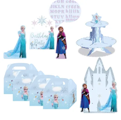 Produktbild von 7-tlg. Frozen Idyllic Wonder Partyset für Kindergeburtstag