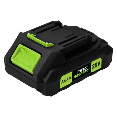 Produktbild von NAC SMART Ersatzakku 20V 2.0Ah Lithium-Ionen NS20V2A | Akku für Bohrschrauber und Elektrowerkzeuge der SMART Serie | Kompatibel mit NAC 20V System