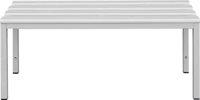 Produktbild von Sitzbank, 400 x 1000 x 400 mm, RAL 7035 Lichtgrau/Lichtgrau 801115