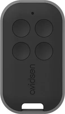 Immagine prodotto di Telecomando per motorizzazioni per cancelli, AVIDSEN, 4 tasti, portata 50 m, nero, batteria CR2032