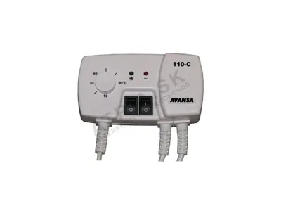 Imagen del producto de Termostato para bomba de circulación AVANSA 110 C con sonda 1,2 m, rango 10–90 °C, 230 V