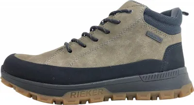 Productafbeelding van Rieker veterschoen, sleehak, of gespschoen in bruin, maat 45