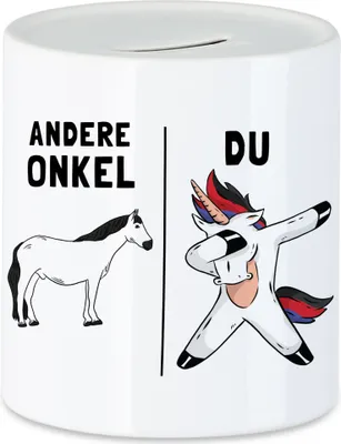 Produktbild von Andere Onkel Du Beutel  Einhorn Pferd Dankeschön Geschenkidee Lustig Humor