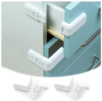 Produktbild von Kindersichere Schlosser für Schränke - Lade - Kühlschrank - Ofen - Mülltonne - Toilette