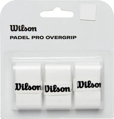 Zdjęcie produktu dla Wilson Pro Padel Overgrip 3 Units White Biały Jeden rozmiar