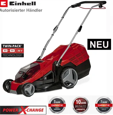 Produktbild von Einhell Rasenmäher GE-CM 36/43 Li M 36V (2x18V ) 43 cm ohne Akku / Ladegerät)