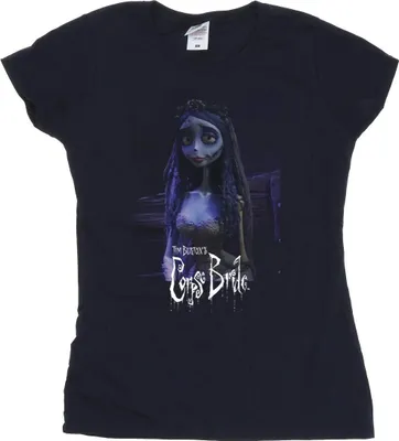 Produktbild von Corpse Bride - T-Shirt für Damen BI14187 (L) (Marineblau)