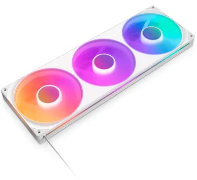 Zdjęcie produktu dla Wentylator obudowy NZXT F420 RGB Core 14 cm biały 1 szt