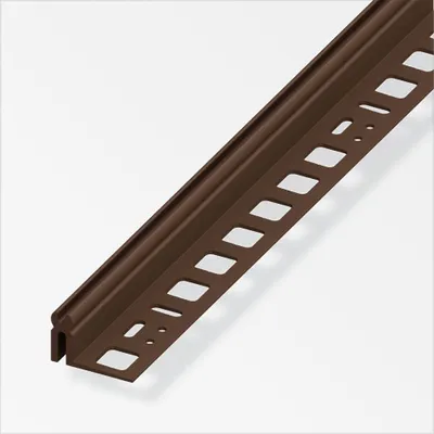 Produktbild von alfer Träger-Profil 1 m, 23 x 30 mm PVC (Kunststoff) glatt braun