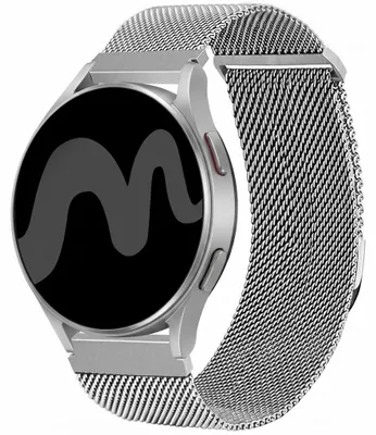 Productafbeelding van imoshion Milanees magnetisch bandje - Universeel 20 mm aansluiting - Maat S - Zilver, AI-gegenereerde afbeelding