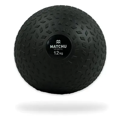 Produktbild von Matchu Sports Slam Ball / Medizinball - Sand gefüllt 12 kg aus Gummi - Gewichtsball - Fitnessball - Trainingsball für Kraftausdauertraining