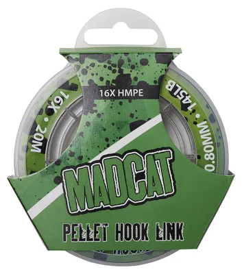 Zdjęcie produktu dla Madcat Link do haczyków na pellety, brązowy, 16x, 20 m, 0,80 mm, 65 kg