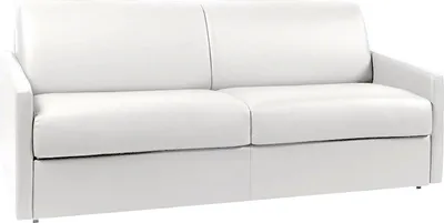 Produktbild von Vente-unique CALIFE, Sofabett, Schlafzimmer, Weiß, 4 Sitz(e), Weiß, Kunstleder
