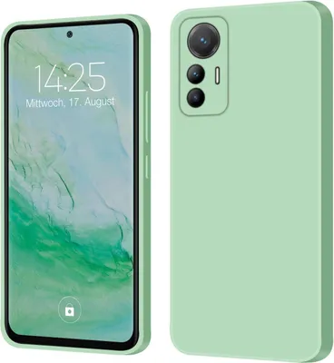 Produktbild von Hülle für Xiaomi 12 Pro Case Cover Bumper Silikon Softgrip Schutzhülle Farbe: Türkis