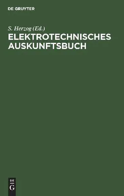 Produktbild von Elektrotechnisches Auskunftsbuch